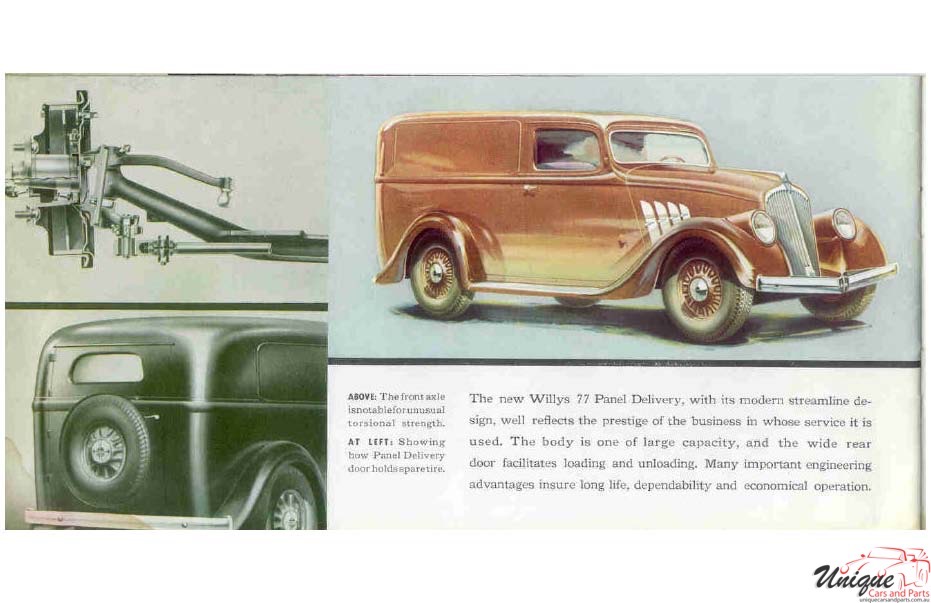 1933 Willys 77 Brochure Page 9